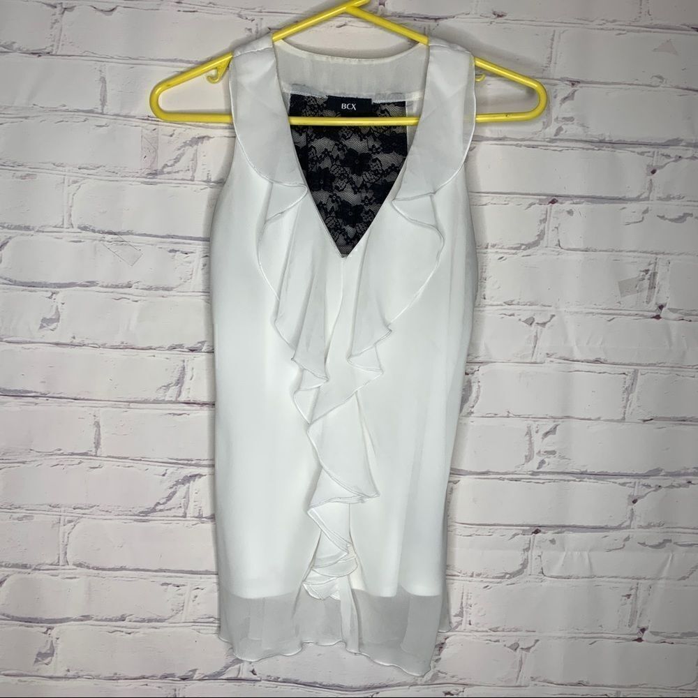 ‎BCX small white tank top